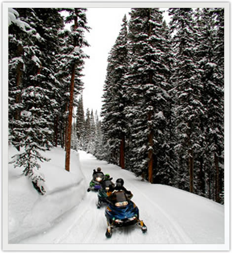 Vail Snowmobiling Group Tours